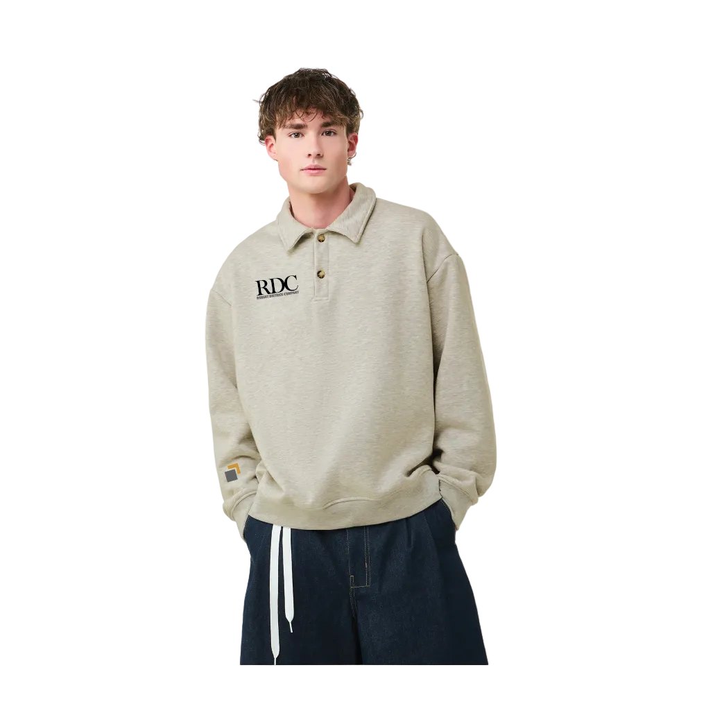BELLA+CANVAS® Unisex 10-Ounce Polo Sweatshirt