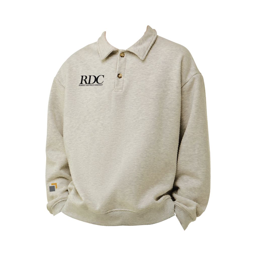 BELLA+CANVAS® Unisex 10-Ounce Polo Sweatshirt